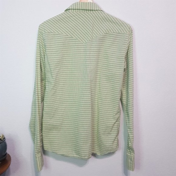 Hollister Long Sleeve Snap Button Shirt Size Small - Picture 2 of 4